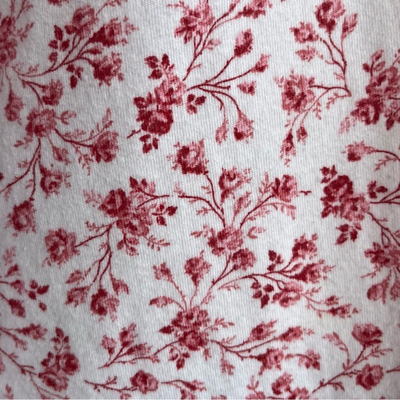 •Lauren Ralph Lauren• Floral Button Down Sleep Shirt - Size Large - Picture 5 of 9